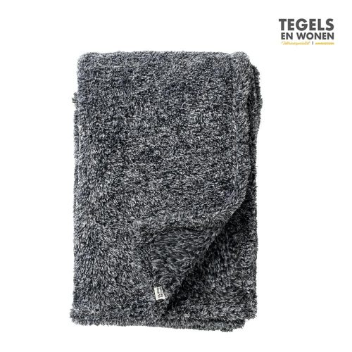 Plaid Oscar 140x180 Charcoal Gray by Dutch Decor | Tegels & Wonen