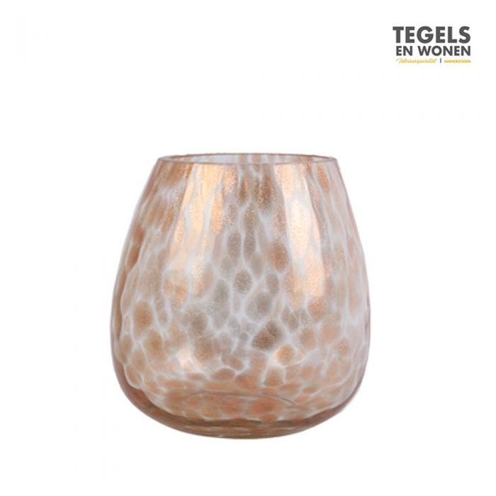 Cheetah windlicht Tamdi 20cm transparant by House of Nature | Tegels & Wonen
